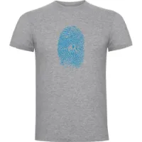 Kruskis Mountain Fingerprint Kortarmet T-skjorte