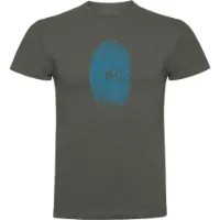 Kruskis Mountain Fingerprint Kortarmet T-skjorte