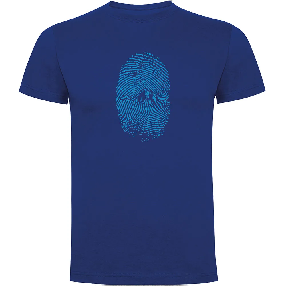 Kruskis Mountain Fingerprint Kortarmet T-skjorte