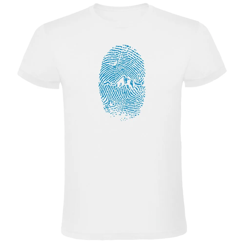Kruskis Mountain Fingerprint Kortarmet T-skjorte