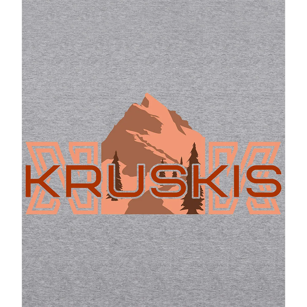 Kruskis Mountain Logo Eco Kortarmet T-skjorte