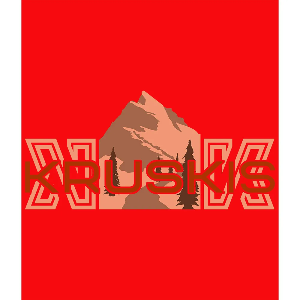 Kruskis Mountain Logo Kortarmet T-skjorte