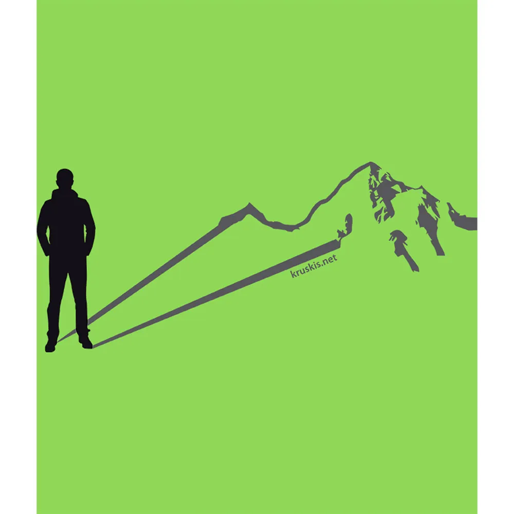 Kruskis Mountain Shadow Kortarmet T-skjorte
