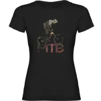 Kruskis Mtb Background Kortarmet T-skjorte