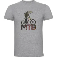 Kruskis Mtb Background Kortarmet T-skjorte
