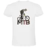 Kruskis Mtb Background Kortarmet T-skjorte