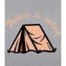 Kruskis Nature Is Calling Eco Kortarmet T-skjorte
