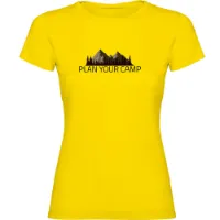 Kruskis Plan Your Camp Kortarmet T-skjorte