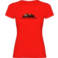 Kruskis Plan Your Camp Kortarmet T-skjorte