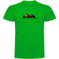 Kruskis Plan Your Camp Kortarmet T-skjorte