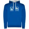 Royal blue / white