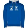 Royal blue / white