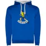 Royal blue / white