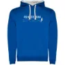 Royal blue / white