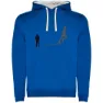 Royal blue / white