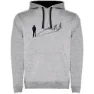 Heather grey / black