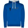 Royal blue / white