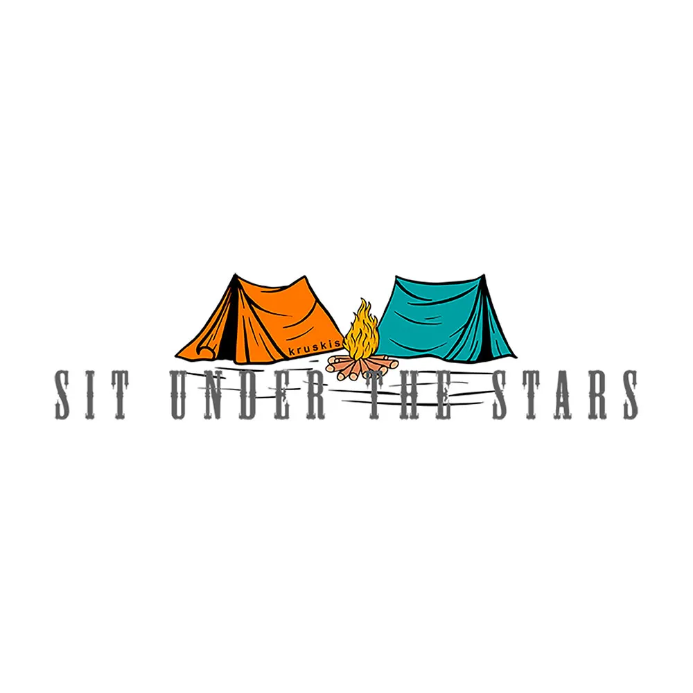 Kruskis Sit Under The Stars Kortarmet T-skjorte
