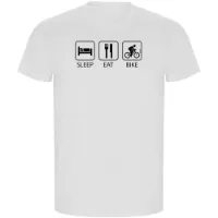 Kruskis Sleep Eat And Bike Eco Kortarmet T-skjorte Kruskis Sleep Eat And Bike Eco Kortarmet T-skjorte
