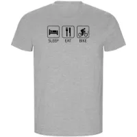 Kruskis Sleep Eat And Bike Eco Kortarmet T-skjorte Kruskis Sleep Eat And Bike Eco Kortarmet T-skjorte