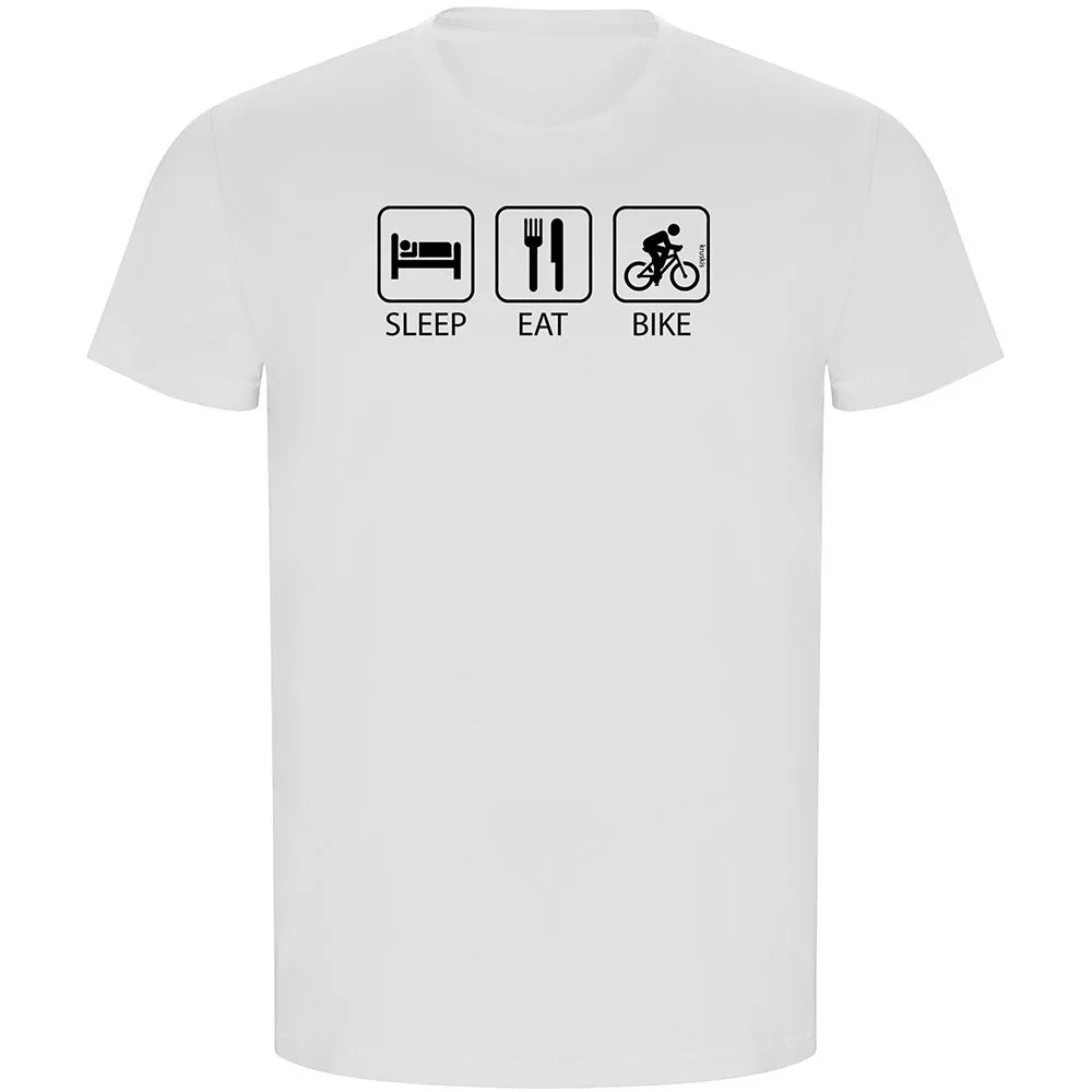Kruskis Sleep Eat And Bike Eco Kortarmet T-skjorte