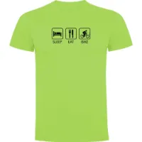 Kruskis Sleep Eat And Bike Kortarmet T-skjorte Kruskis Sleep Eat And Bike Kortarmet T-skjorte