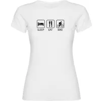 Kruskis Sleep Eat And Bike Kortarmet T-skjorte Kruskis Sleep Eat And Bike Kortarmet T-skjorte