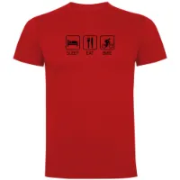 Kruskis Sleep Eat And Bike Kortarmet T-skjorte Kruskis Sleep Eat And Bike Kortarmet T-skjorte