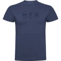 Kruskis Sleep Eat And Bike Kortarmet T-skjorte Kruskis Sleep Eat And Bike Kortarmet T-skjorte