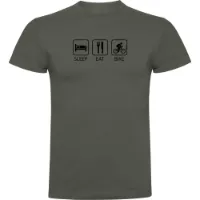Kruskis Sleep Eat And Bike Kortarmet T-skjorte Kruskis Sleep Eat And Bike Kortarmet T-skjorte