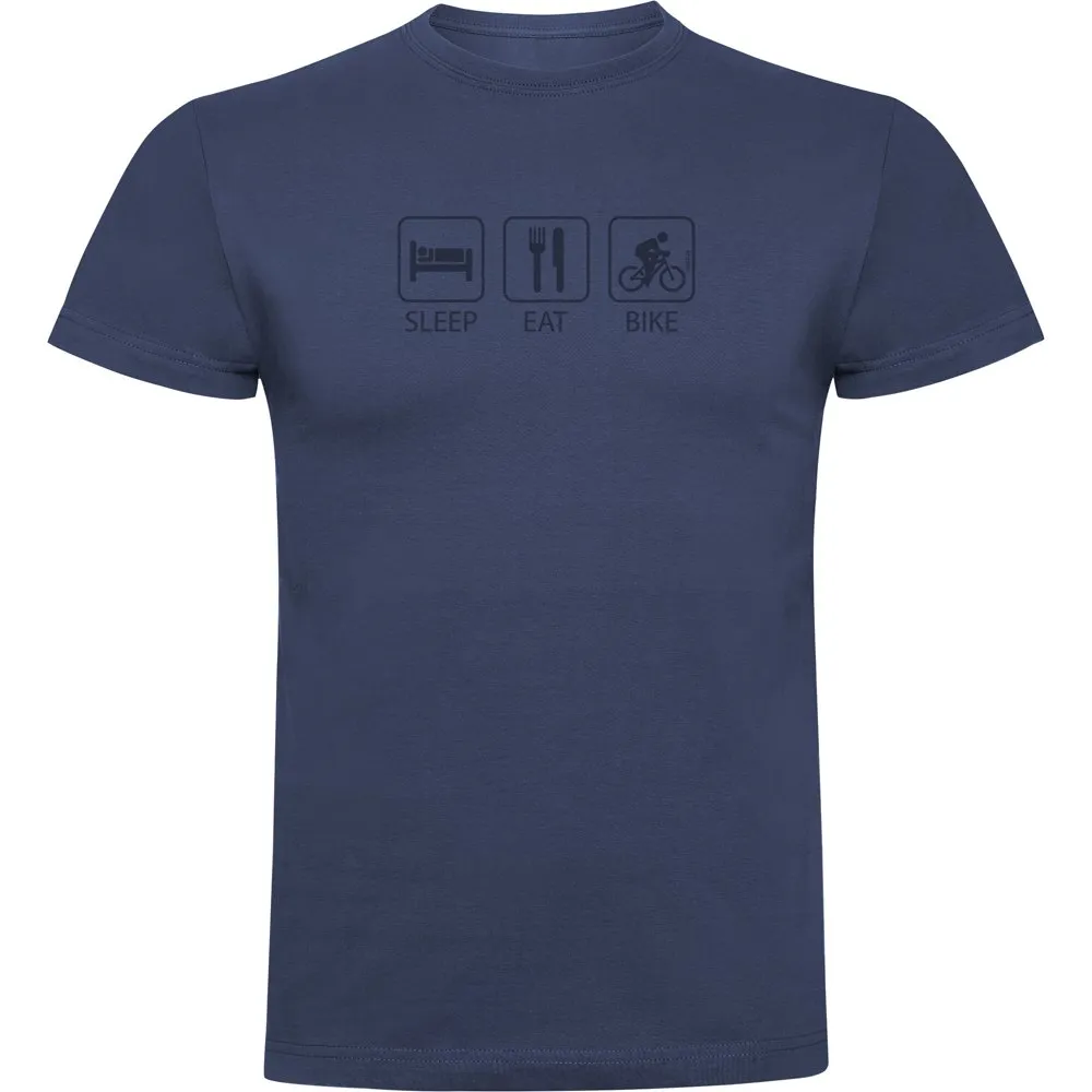 Kruskis Sleep Eat And Bike Kortarmet T-skjorte Kruskis Sleep Eat And Bike Kortarmet T-skjorte