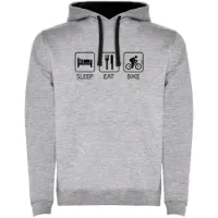 Kruskis Sleep Eat And Bike Two-colour Hetteskjorte