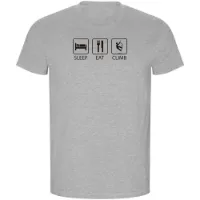 Kruskis Sleep Eat And Climb Eco Kortarmet T-skjorte Kruskis Sleep Eat And Climb Eco Kortarmet T-skjorte