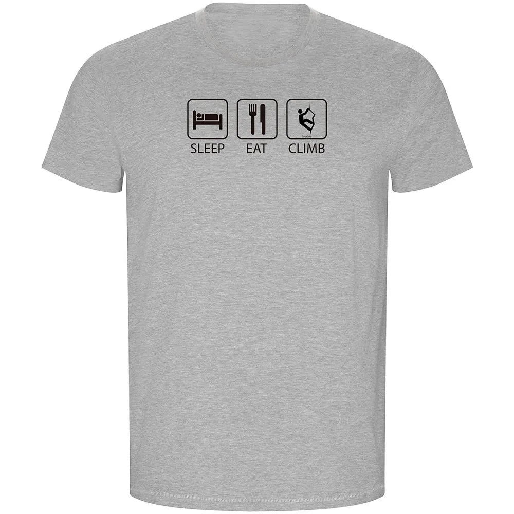 Kruskis Sleep Eat And Climb Eco Kortarmet T-skjorte Kruskis Sleep Eat And Climb Eco Kortarmet T-skjorte