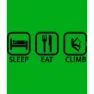 Kruskis Sleep Eat And Climb Kortarmet T-skjorte