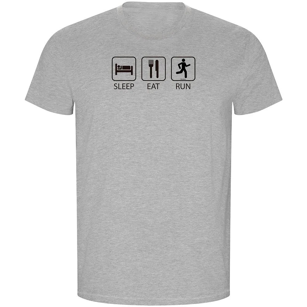 Kruskis Sleep Eat And Run Eco Kortarmet T-skjorte male Kruskis Sleep Eat And Run Eco Kortarmet T-skjorte male