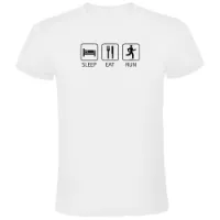 Kruskis Sleep Eat And Run Kortarmet T-skjorte female Kruskis Sleep Eat And Run Kortarmet T-skjorte female