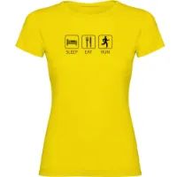 Kruskis Sleep Eat And Run Kortarmet T-skjorte female Kruskis Sleep Eat And Run Kortarmet T-skjorte female