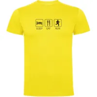 Kruskis Sleep Eat And Run Kortarmet T-skjorte male Kruskis Sleep Eat And Run Kortarmet T-skjorte male