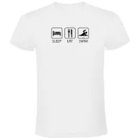Kruskis Sleep Eat And Swim Kortarmet T-skjorte Kruskis Sleep Eat And Swim Kortarmet T-skjorte