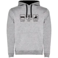 Kruskis Sleep Eat And Swim Two-colour Hetteskjorte Kruskis Sleep Eat And Swim Two-colour Hetteskjorte
