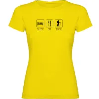 Kruskis Sleep Eat And Trek Kortarmet T-skjorte Kruskis Sleep Eat And Trek Kortarmet T-skjorte