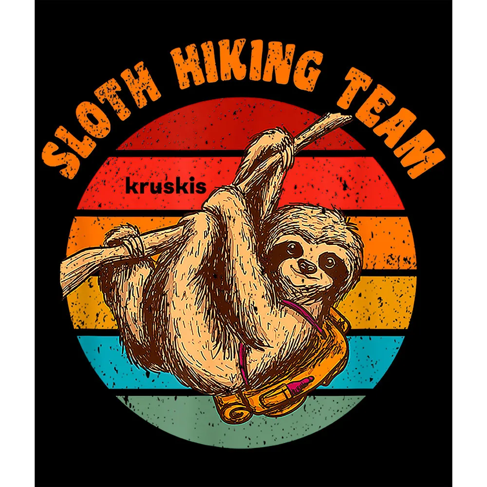Kruskis Sloth Hiking Team Kortarmet T-skjorte
