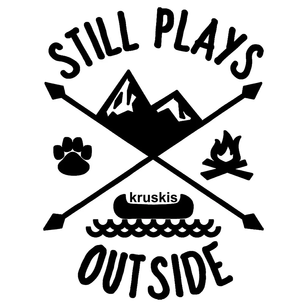 Kruskis Still Plays Outside Kortarmet T-skjorte
