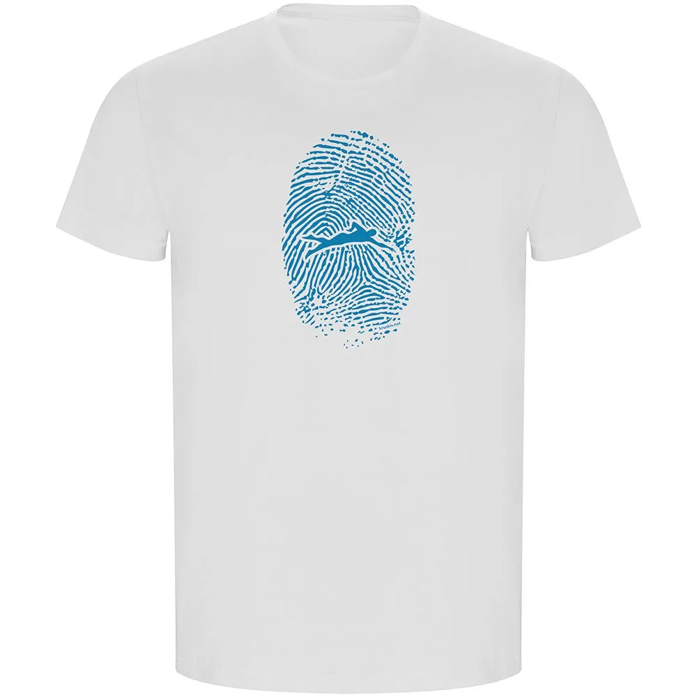 Kruskis Swimmer Fingerprint Eco Kortarmet T-skjorte male
