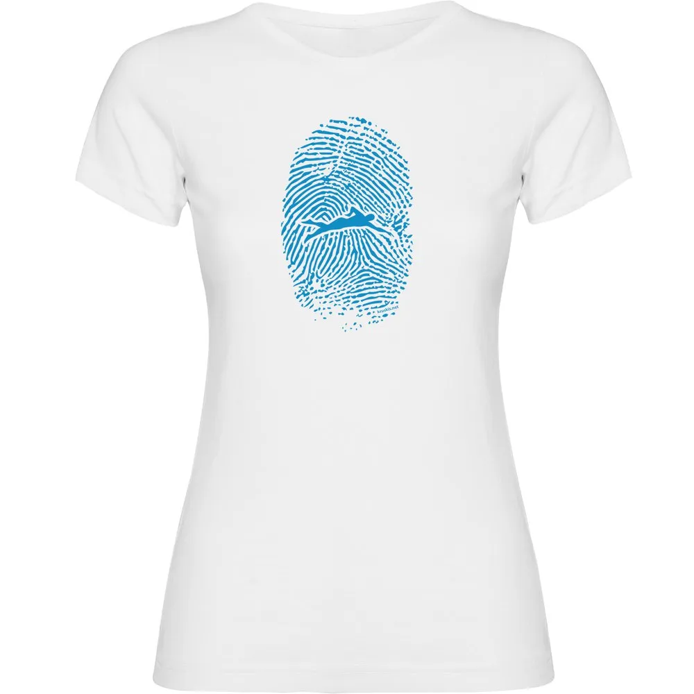 Kruskis Swimmer Fingerprint Kortarmet T-skjorte male Kruskis Swimmer Fingerprint Kortarmet T-skjorte male