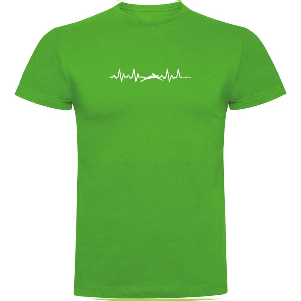 Kruskis Swimming Heartbeat Kortarmet T-skjorte male