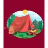 Kruskis Tent Kortarmet T-skjorte