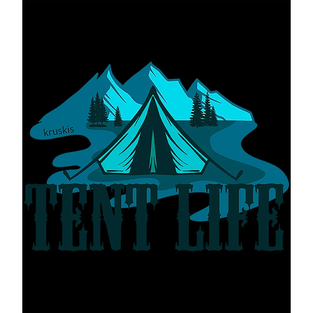 Kruskis Tent Life Kortarmet T-skjorte