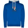 Royal blue / white